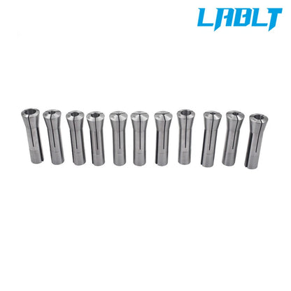 Set of 11 R8 Collets 1/8" to 3/4" for CNC Machines