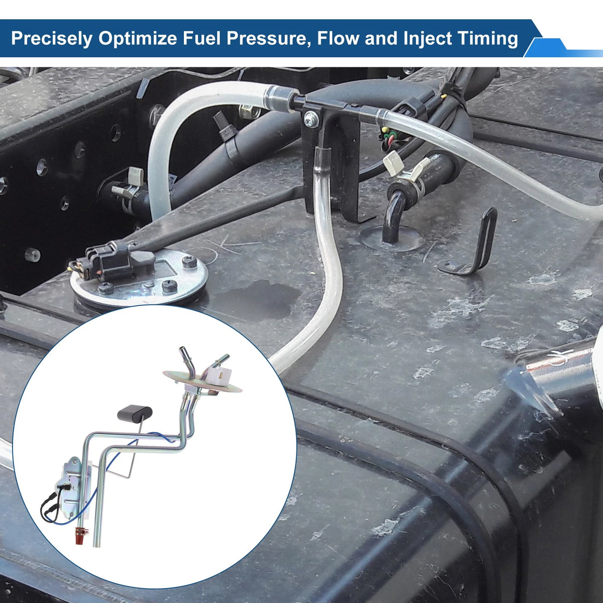 Fuel Level Sending Unit Module Replacement for Ford F-250 F-350 (1990–1991)