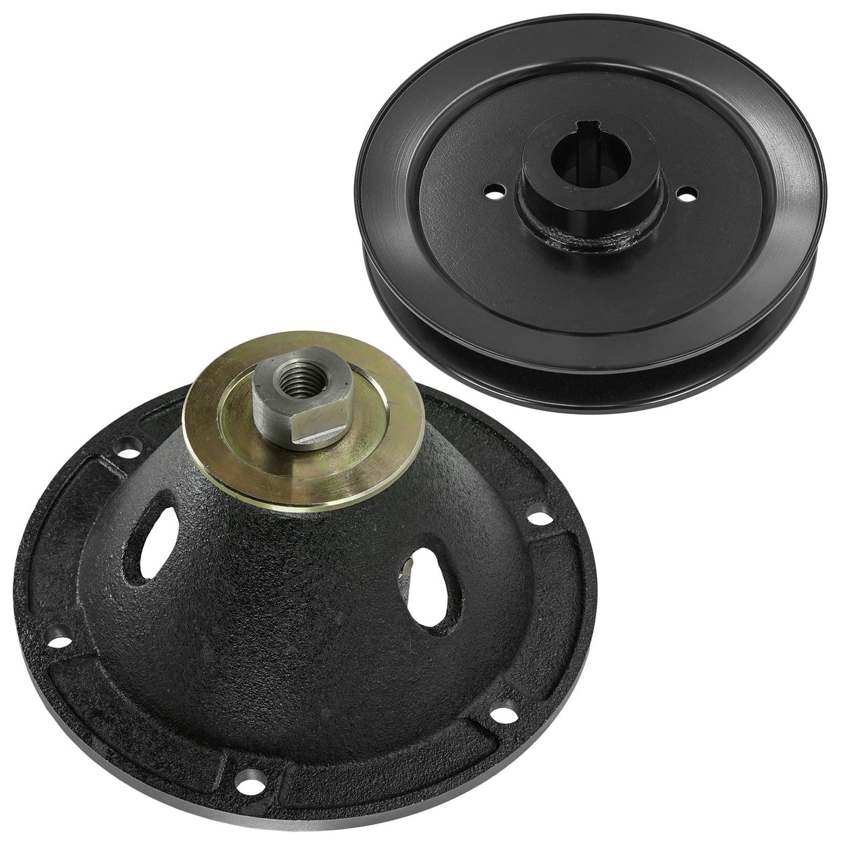 Deck Spindle with Pulley Replacement for Ferris FW35 (48-52 inch) (2000–2010)