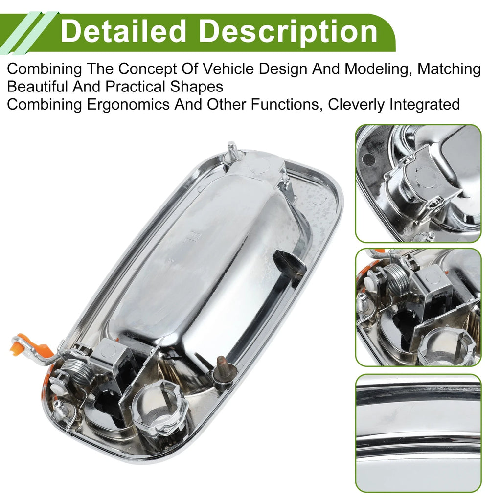 Exterior Door Handle Front Left Replacement for Chevrolet Silverado (2007–2014)