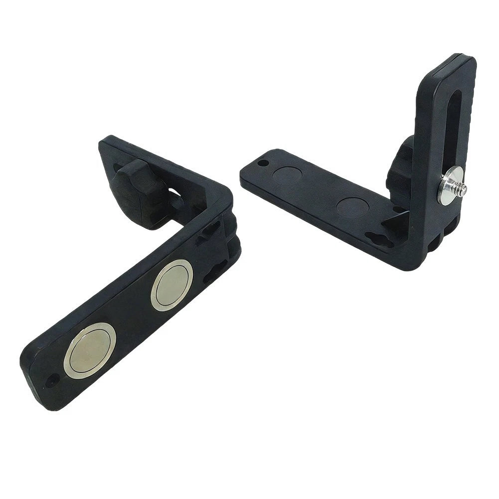 L Shape Magnetic Bracket for Level Mount on Metal Surfaces 5/8 inch 1/4 inch