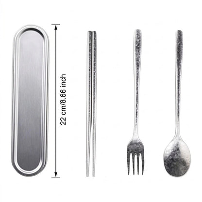 Set of 4 Lightweight Pure Titanium Tableware Rust Resistant
