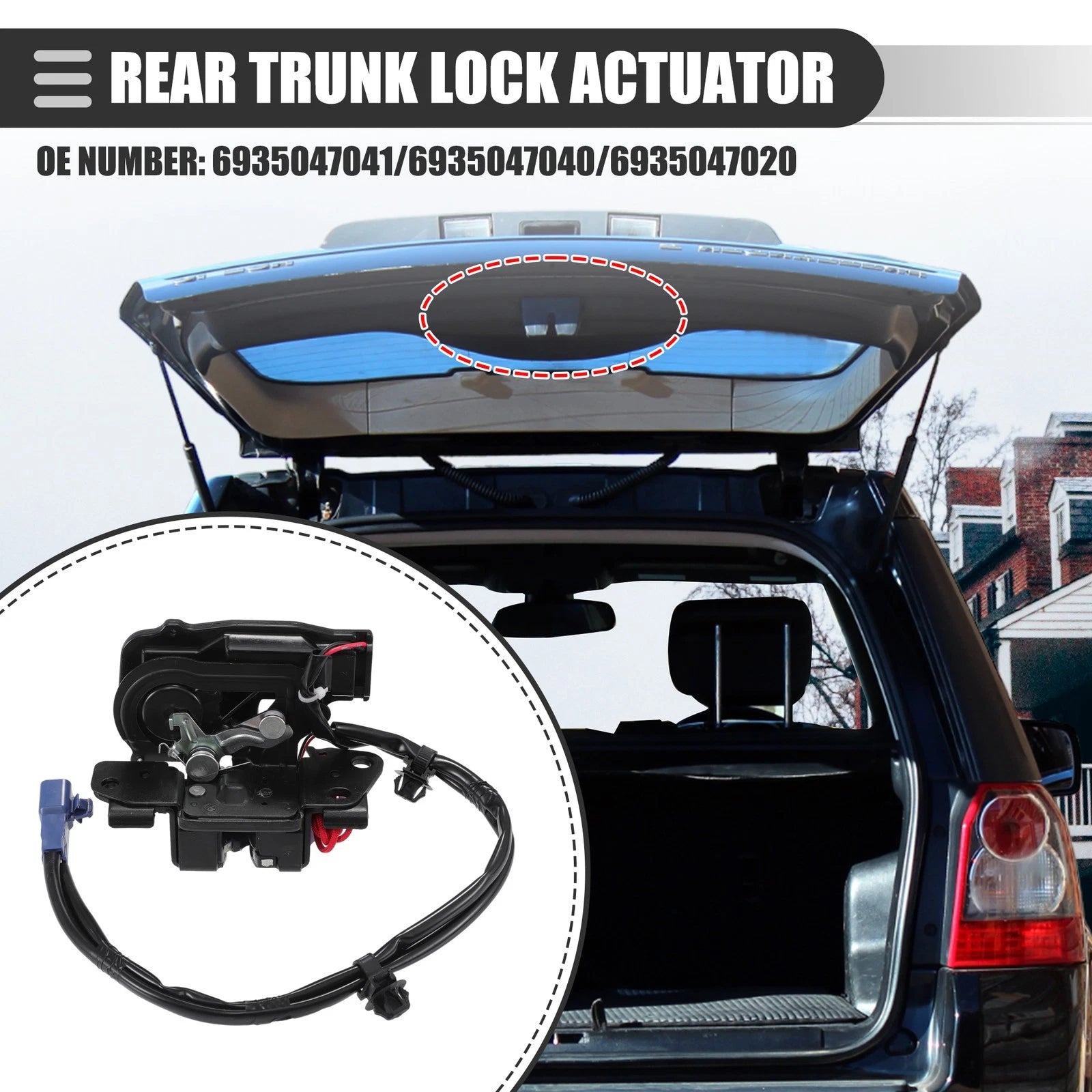 Rear Trunk Lock Actuator Replacement for Toyota Prius (2010–2015)