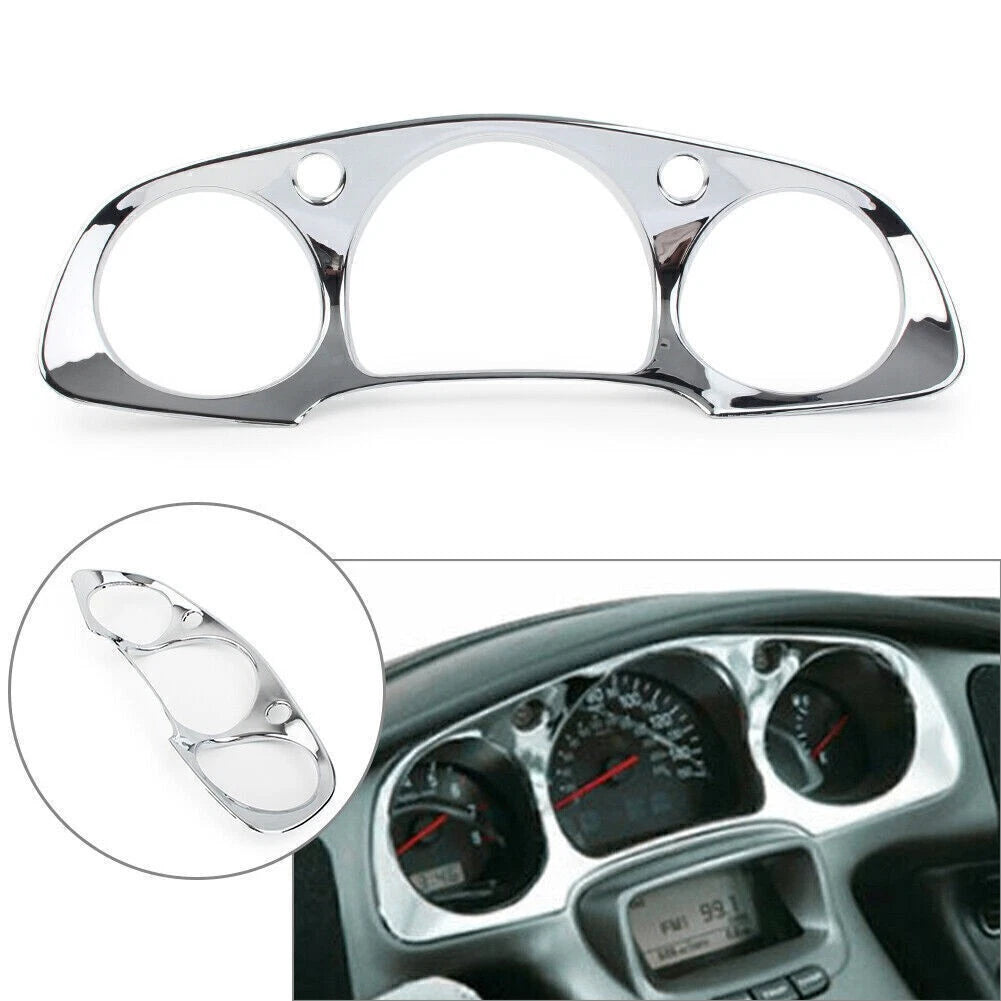 ABS Chrome Instrument Panel Accent Cover Trim for Honda Goldwing GL1800 (2001–2005)