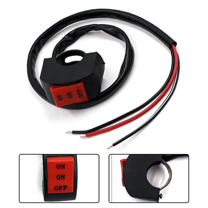 Three Speed Control Motorcycle Handlebar Switch Accessories for Motorbikes