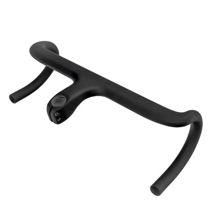 Carbon Fiber Drop Handlebar 400mm/420mm with Computer Mount 28.6mm