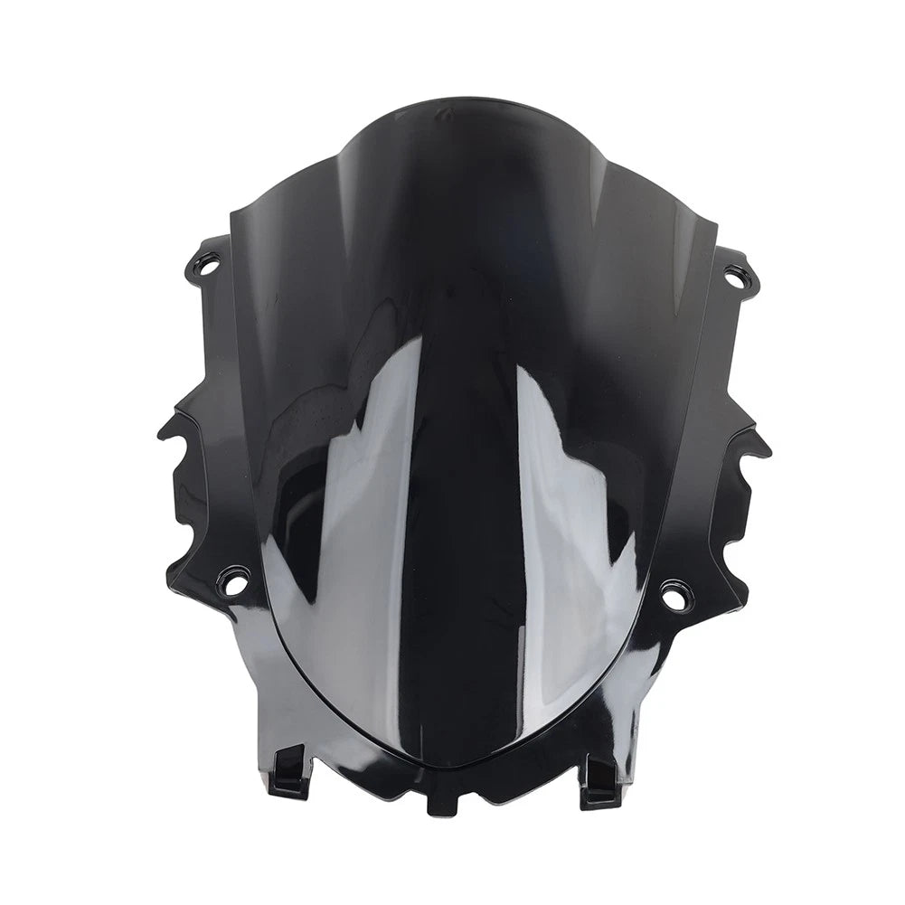 Black Windscreen Windshield Wind Deflector For Yamaha YZF-R3 YZF-R25 2019-2024