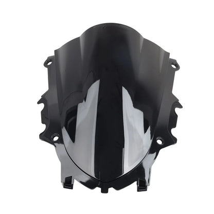 Black Windscreen Windshield Wind Deflector For Yamaha YZF-R3 YZF-R25 2019-2024