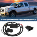 In-Dash Auxiliary Upfitter Switch Panel Replacement for Ford F250 F350 (2005–2007)