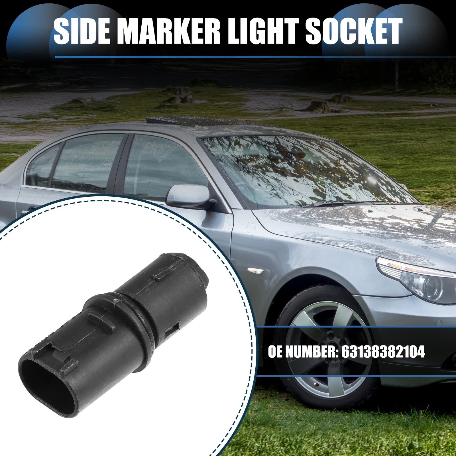 Side Marker Light Socket Replacement for BMW Mini Cooper 3 Series 5 Series (2007–2025)