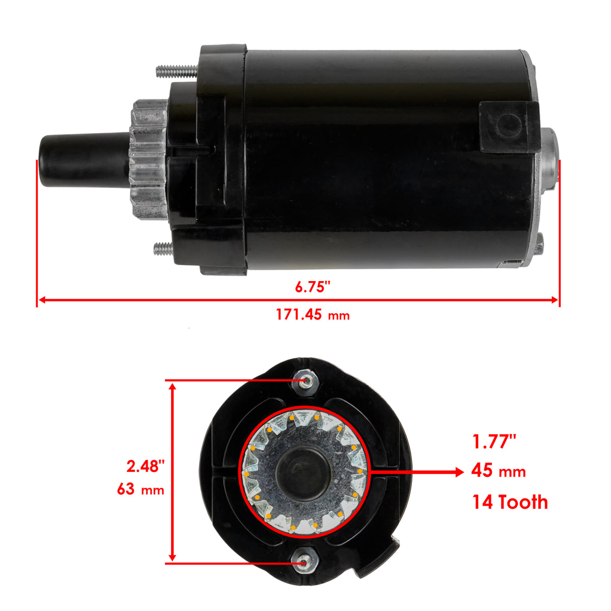 Starter Replacement for Kohler 20-098-05S 20-098-06S (2000–2010)