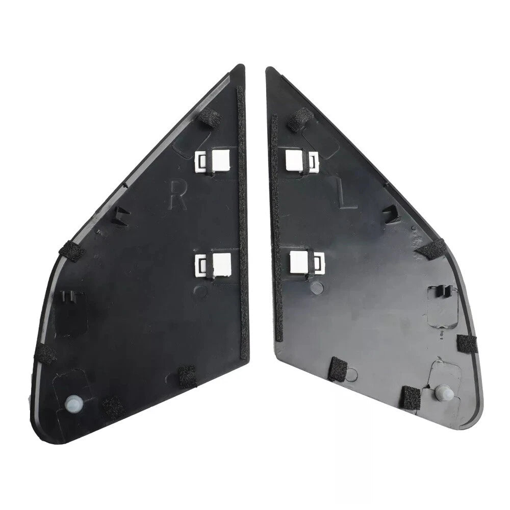 Left & Right Front Door Garnish Window Glass Trim Plate For Honda Fit 2009-2013