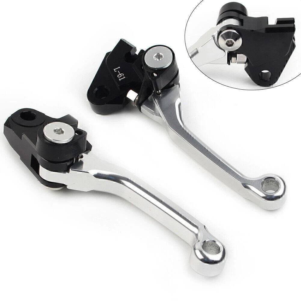 2X Pivot Brake Clutch Lever for Kawasaki KX250F KX450F (2006–2018)
