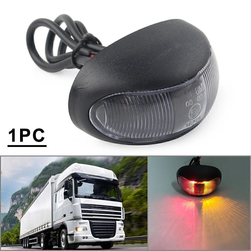 2 LED Side Marker Trailer Lights for Truck Trailer RV Boat