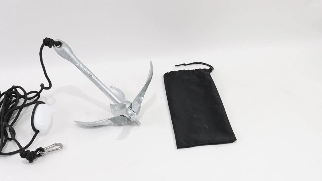 Folding Grapnel Anchor Kit for Kayak (1 Pack)