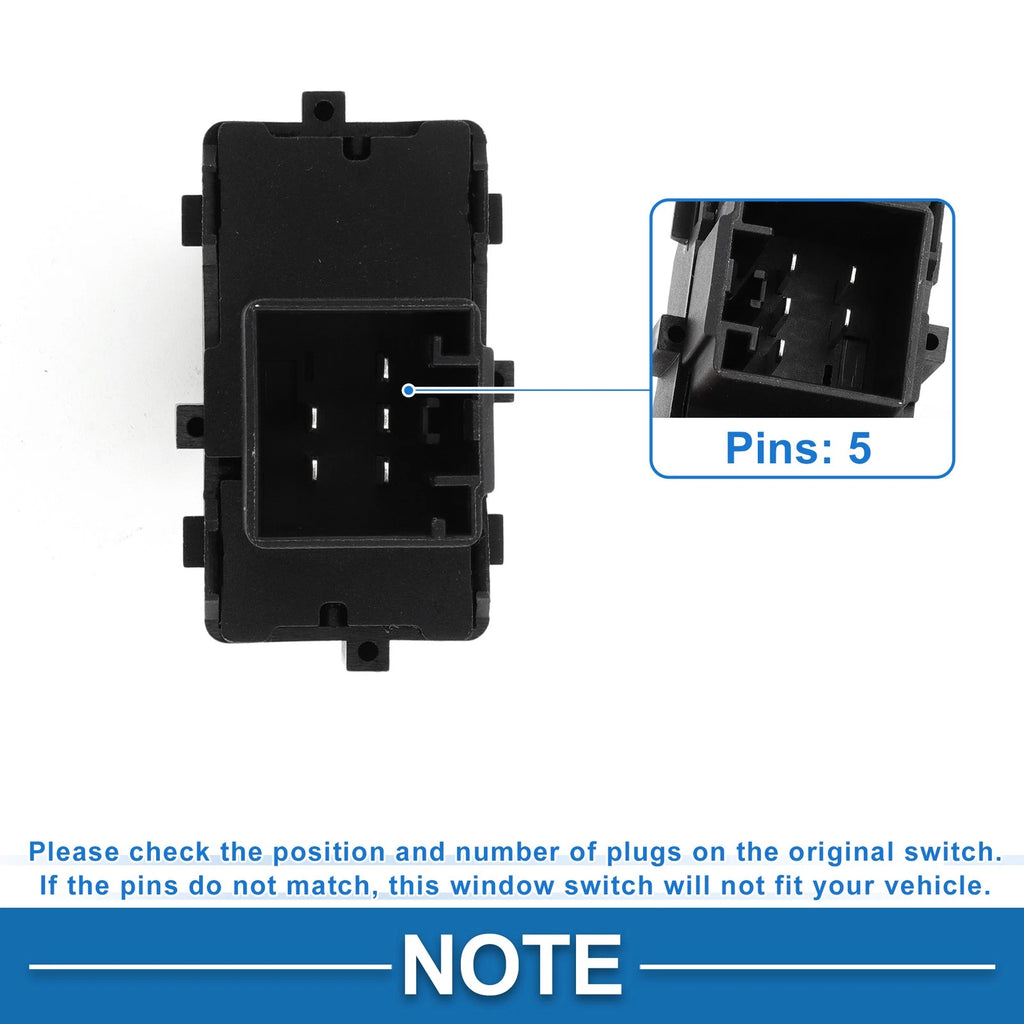 Front Side Power Window Switch for Ford Edge, Expedition, Explorer (2007–2014) No. 6L2Z14529AA