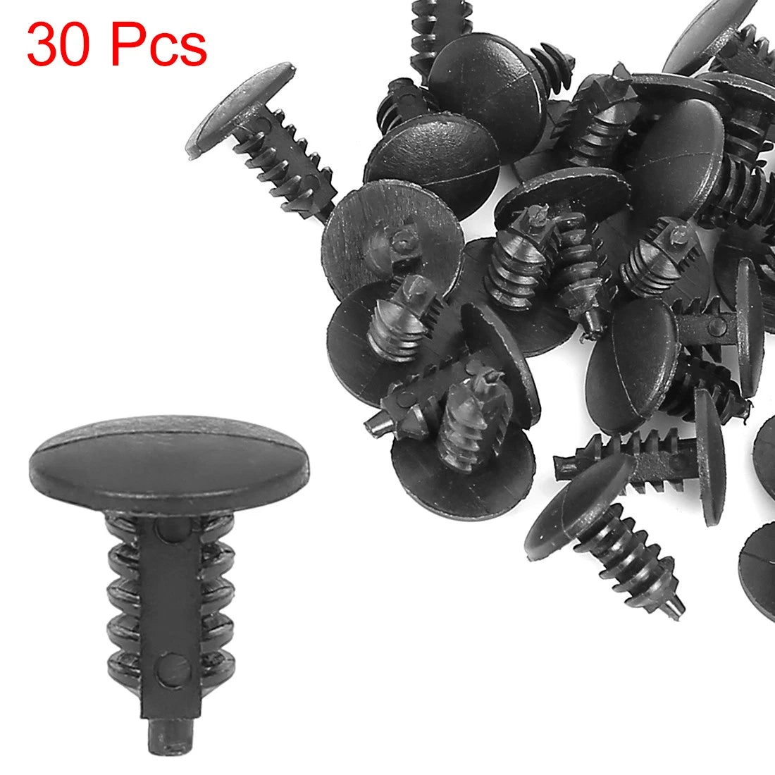 30pcs Plastic Rivets for Universal Cars (4mm Hole)