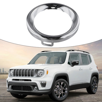 Chrome Fog Light Cover for Jeep Renegade (2015–2023)