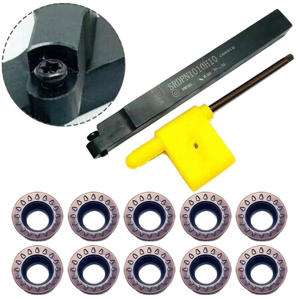 10PCS RPMT10T3MO Turning Tools for Consistent Cutting