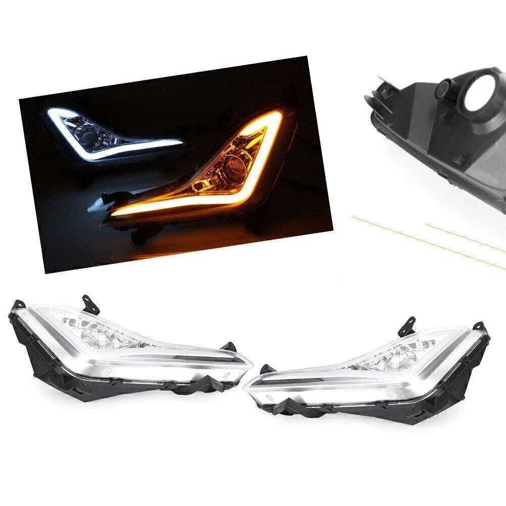 2X LED Daytime Running Light/Fog Lamps for Hyundai Elantra (2014–2015)