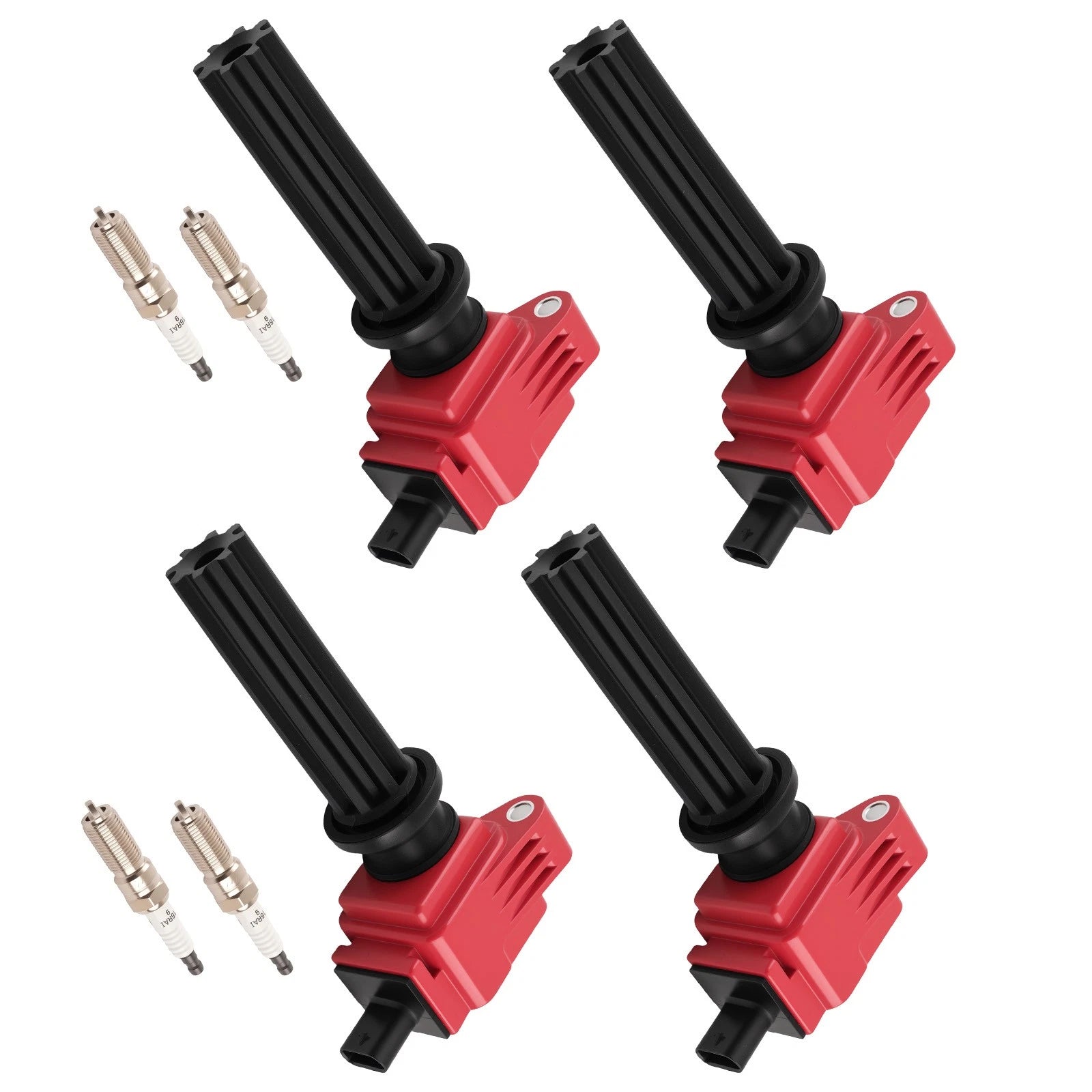 Ignition Coil Pack & Iridium Spark Plug Kit for Lincoln MKT (2013–2016)