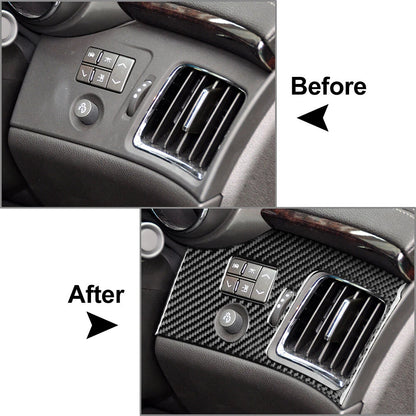 Carbon Fiber Interior Side Air Vent Cover Trim For Cadillac CTS 2008-2013