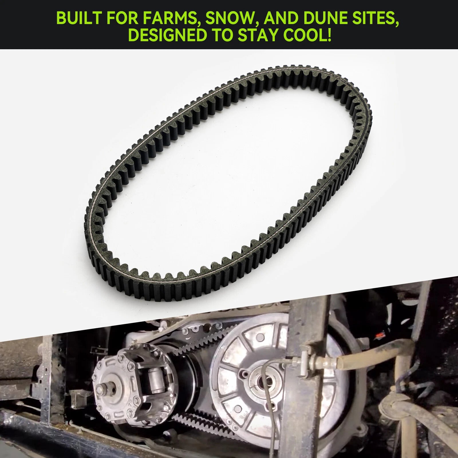 Drive Belt 59011-0011 for Kawasaki KAF400 Mule (2000–2018)