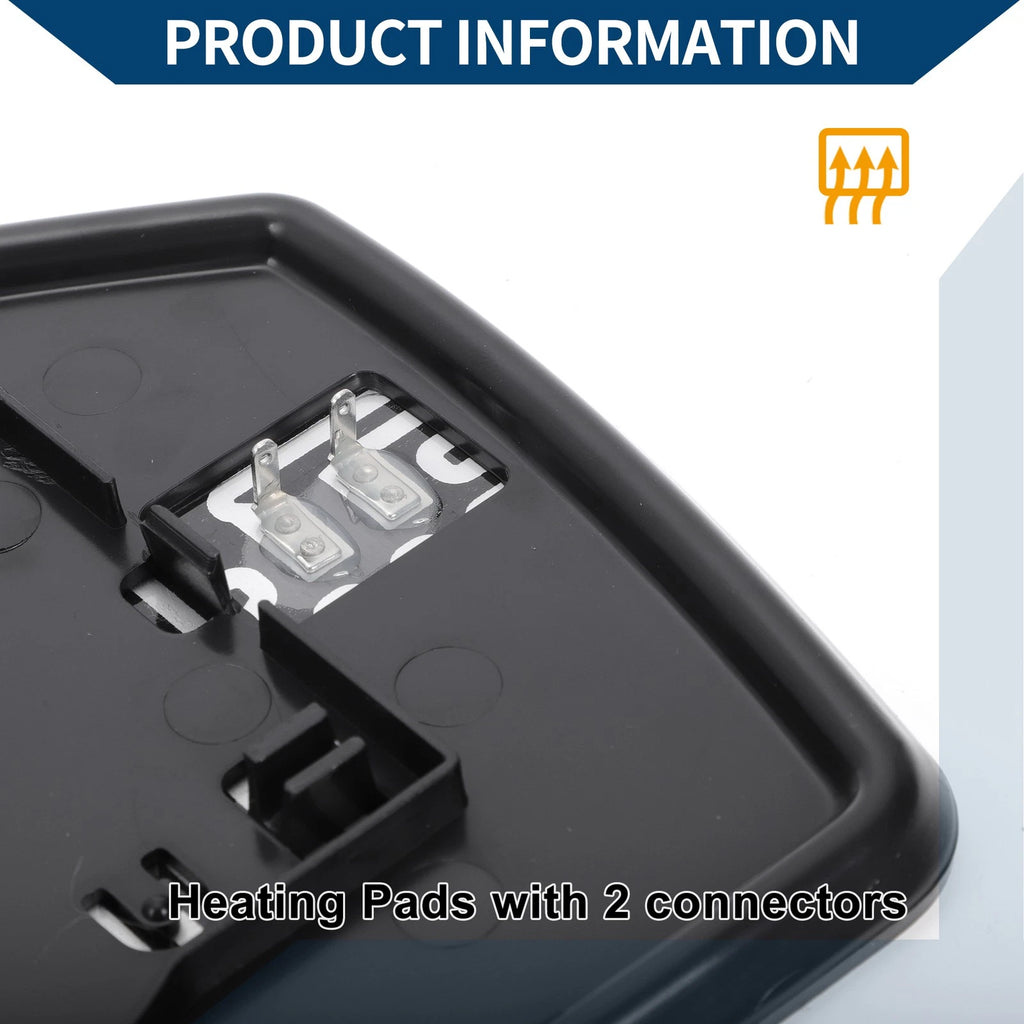 Heated Left Side Mirror Glass for Ford Escape (2008–2012)