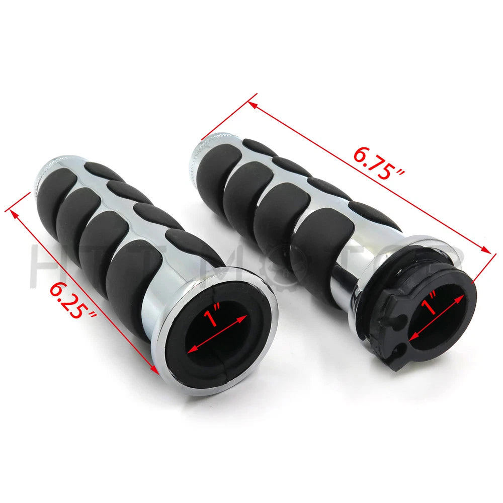 1" 25mm Handlebar Grip for Harley Davidson FLSTF Fat Boy (2000–2017)