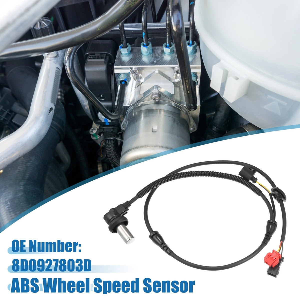 Front Left Right ABS Wheel Speed Sensor Replacement for Audi A4 (2008–2016)