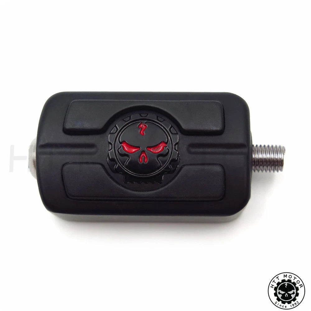 Black Skull Shift Peg Cover for Harley Davidson Motorcycle