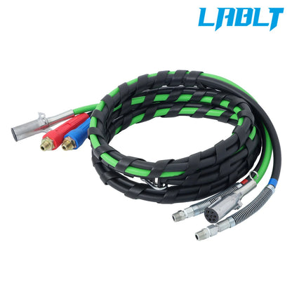 3-in-1 ABS & Air Line Hose Wrap for Semi Truck Trailer (15ft)