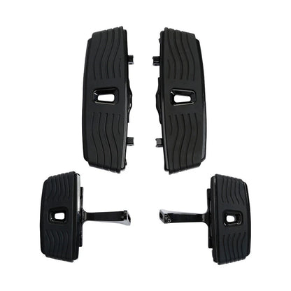 Driver & Passenger Floorboards for Harley CVO Street Road Glide (2023–2025) Black