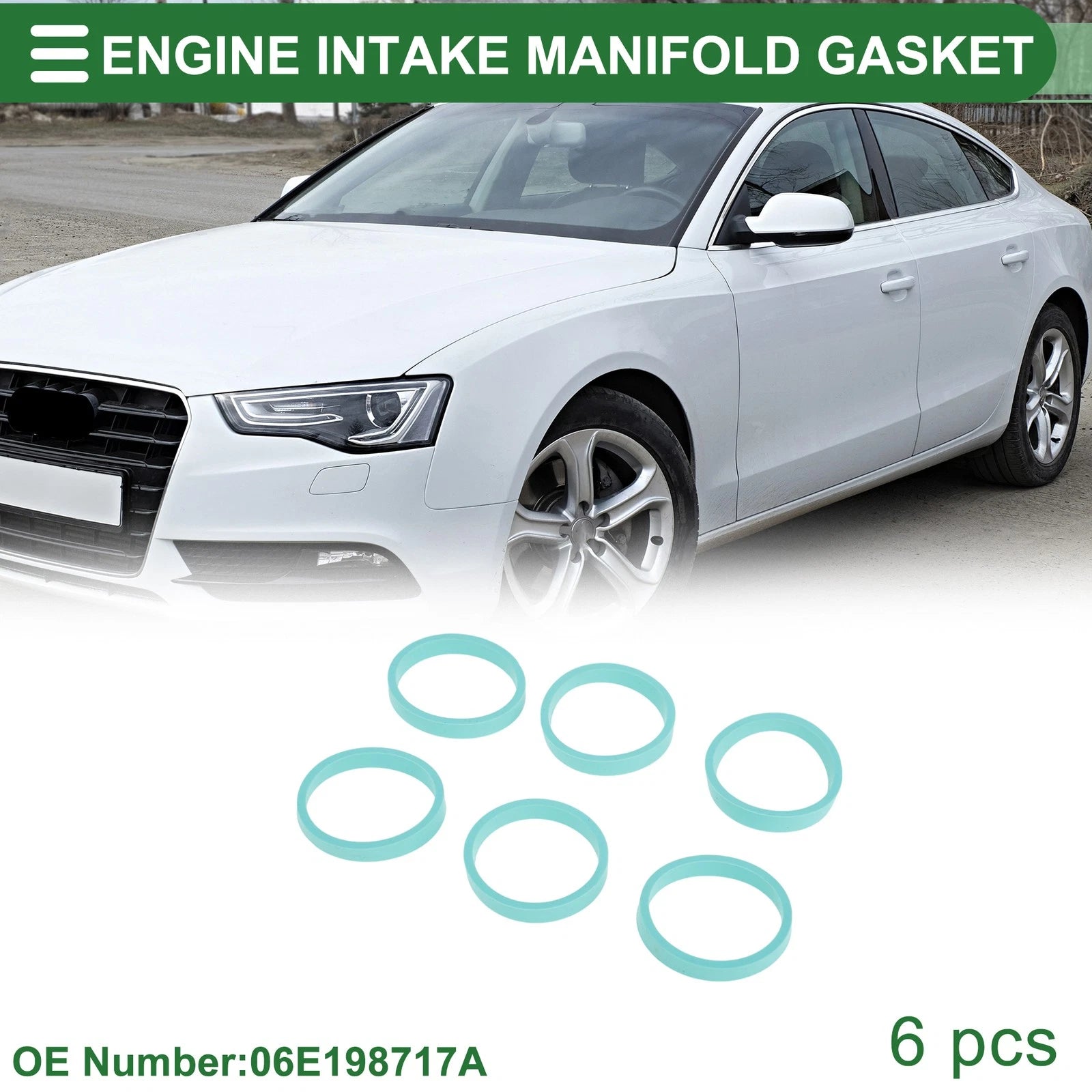 Upper Engine Intake Manifold Gasket OEM for Audi A5 Quattro (2008–2011)
