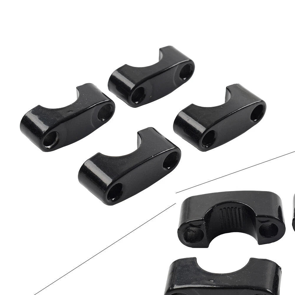 2X Black 22mm 7/8" Handlebar Mount Clamp Riser Adapter for Dirt Pit Bike ATV