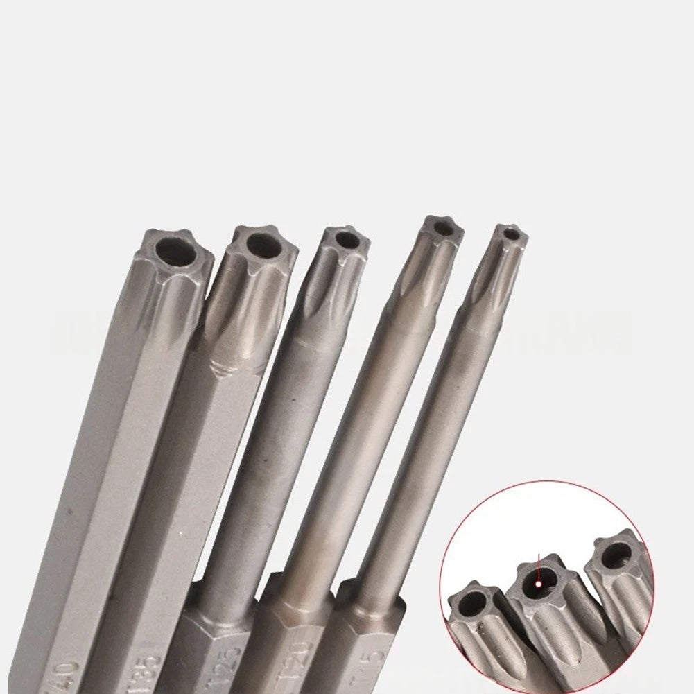 10pc Tamper Resistant Star Bits for Power Tools (75mm)