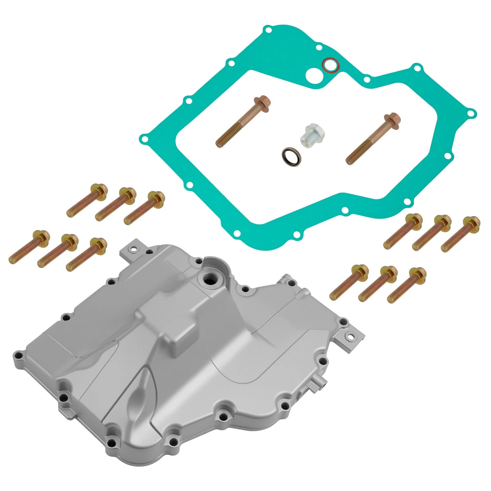 Oil Pan & Gasket & Drain Plug & O-Ring for Suzuki B-King 1300 (2008)