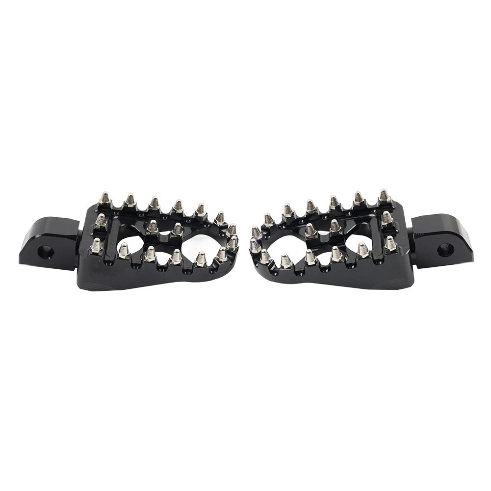 2X MX Style Rear Foot Pegs for Harley Softail Fat Bob Low Rider (2018–2023)