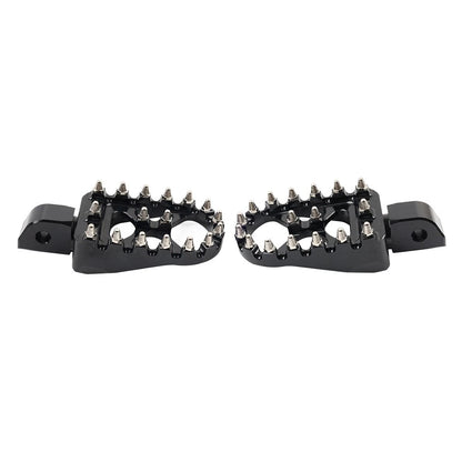 2X MX Style Rear Foot Pegs for Harley Softail Fat Bob Low Rider (2018–2023)
