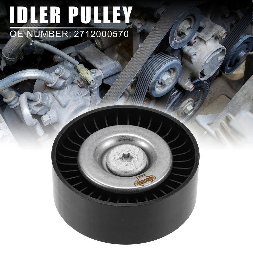 Drive Belt Idler Pulley Replacement for Mercedes-Benz C 230 (2000–2010)