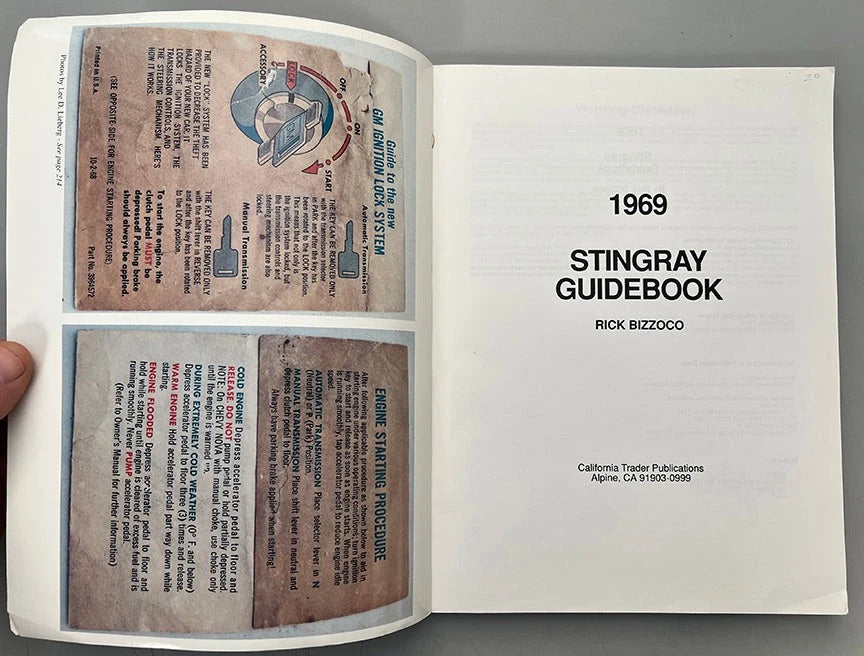 Guidebook for Corvette Stingray (1969)