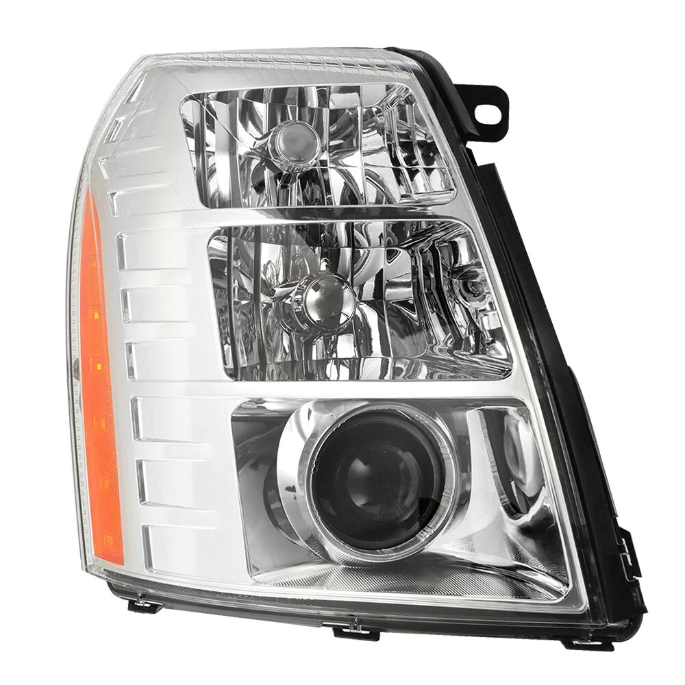Headlight Assembly HID Black for Cadillac Escalade (2007–2014) Right