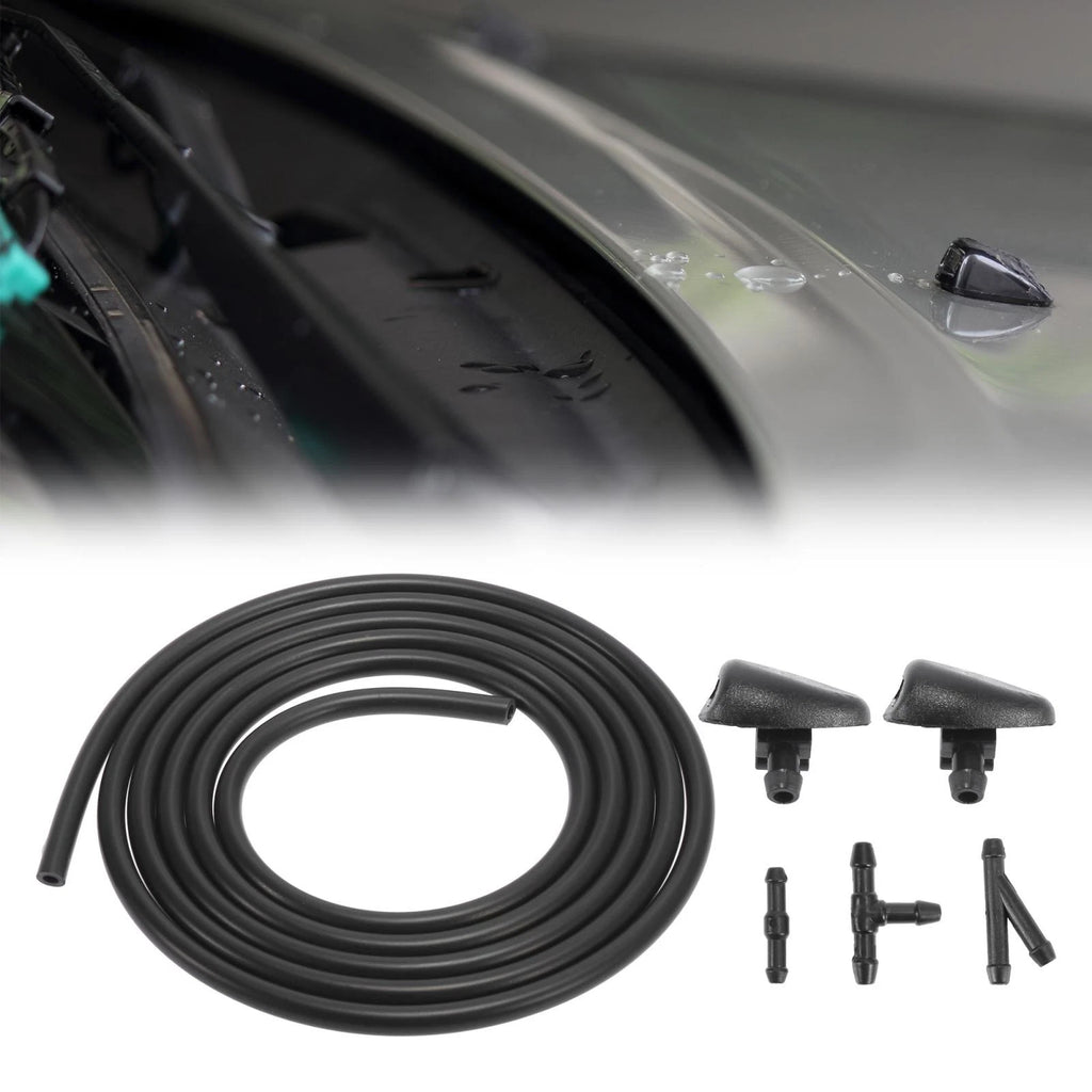 Front Windshield Washer Nozzles Kit 6438J2 6438E6 for Citroen C3 (2009–2016)