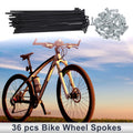 Bicycle Spokes Nipple Set 45 Steel 13G 121mm for Universal 2000–2020