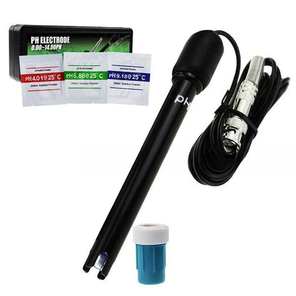 pH Electrode Probe for Water Testing with 300cm Cable