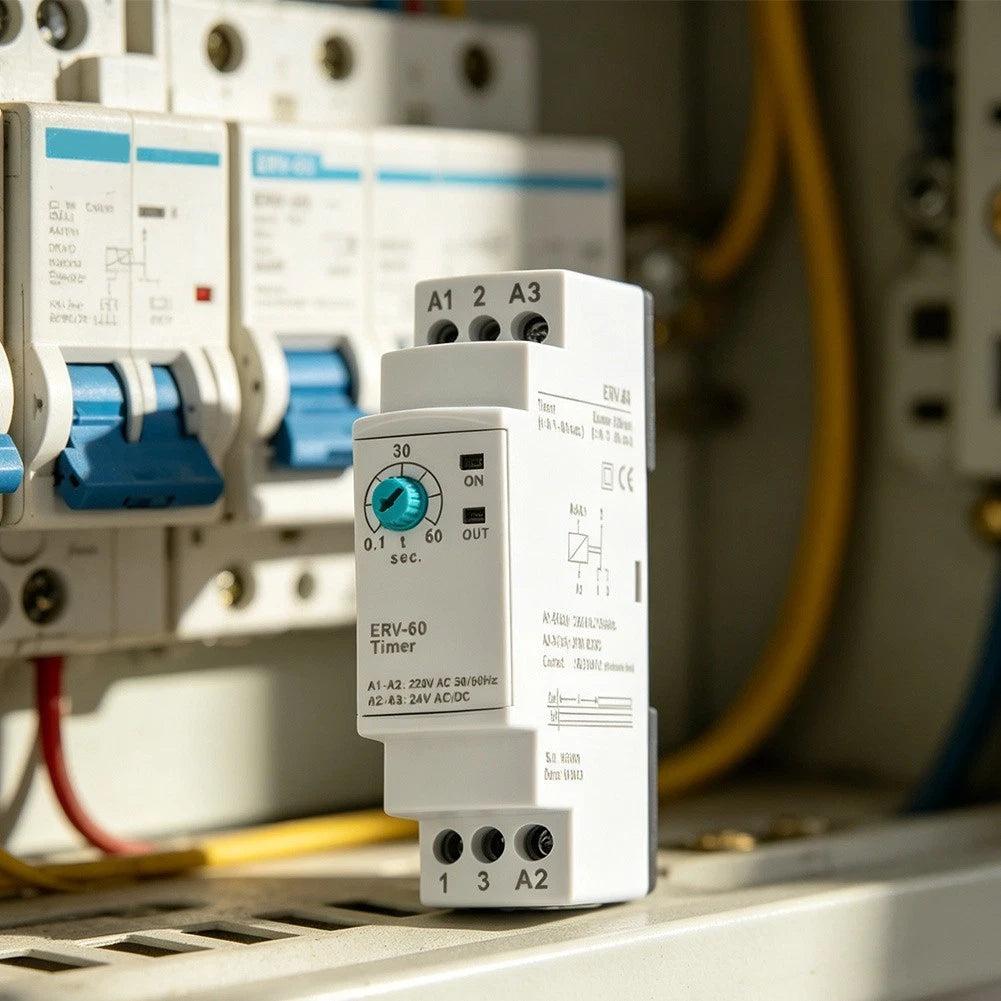 Adjustable Time Relay ERV-60 for Air Conditioning Systems (AC220V)