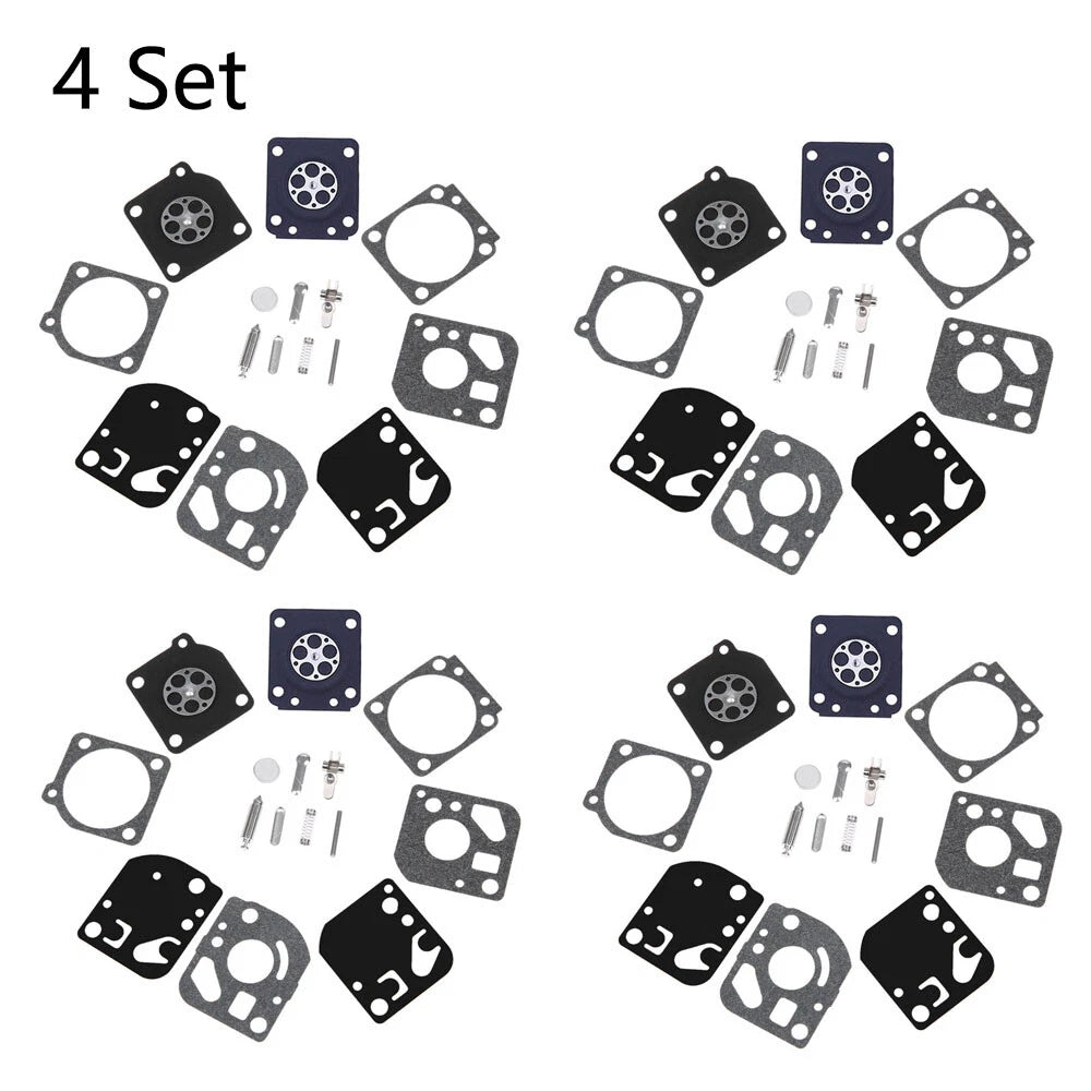 Set of 4 Carburetor Diaphragm Kit for ZAMA RB-29 RB29 C1U (Model)