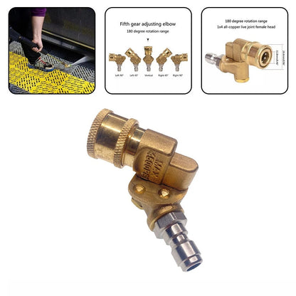 360 Degree Swivel Pressure Washer Nozzle for Enhanced Cleaning Performance
