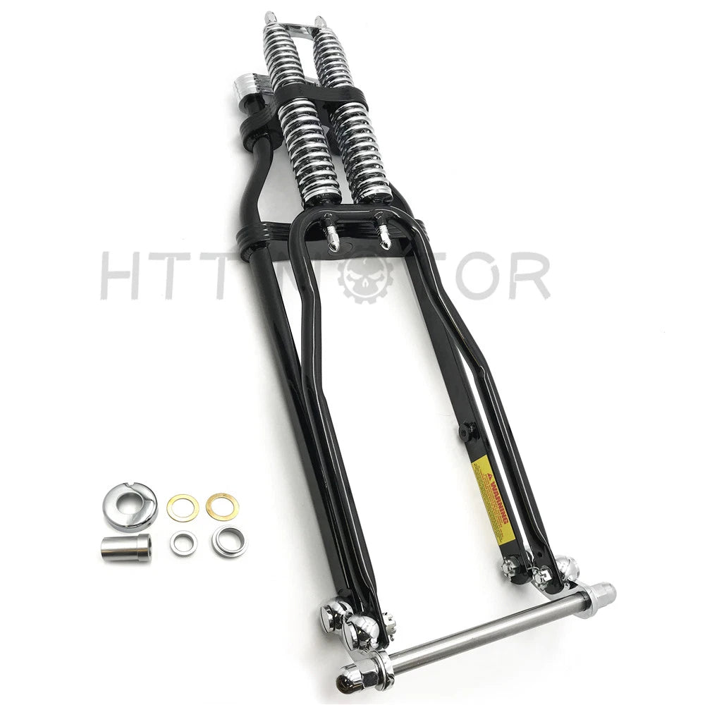 4" Under Stock Length Wishbone Front End for Harley