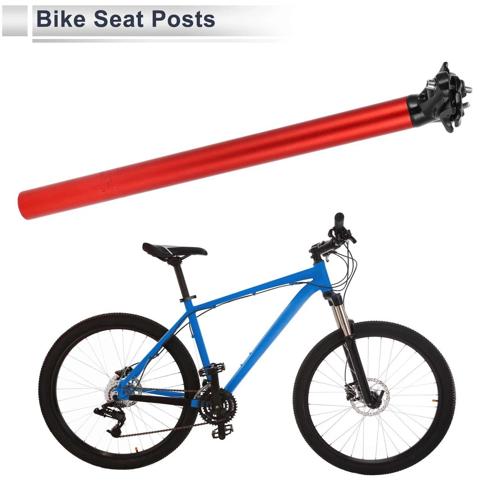 Seat Post 30.9x450mm Adjustable Replacement for Bike (2000–2026)